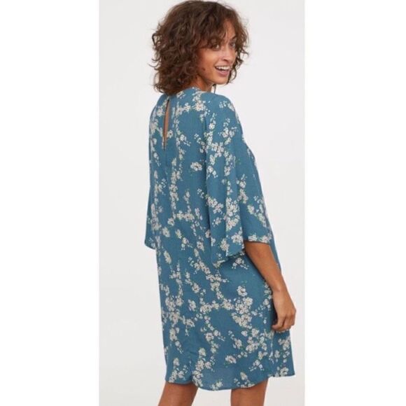 GP&J Baker X H&M Blue Floral Dress | 8 - Picture 1 of 6